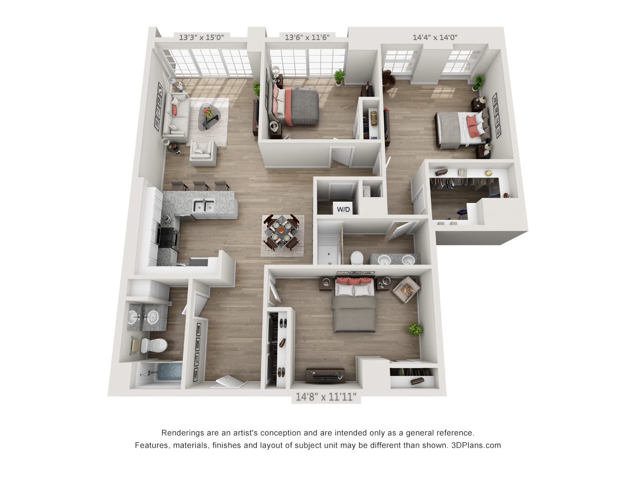 2 bedroom apts in philadelphia