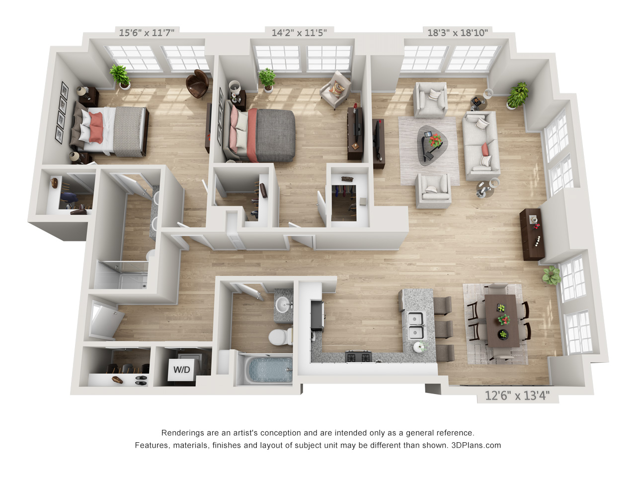 2 bedroom rentals in society hill