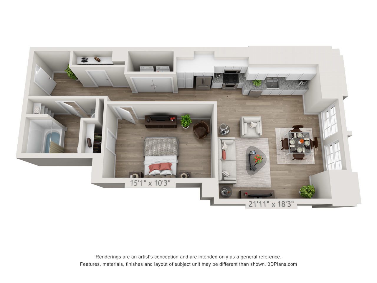 curtis center apartments