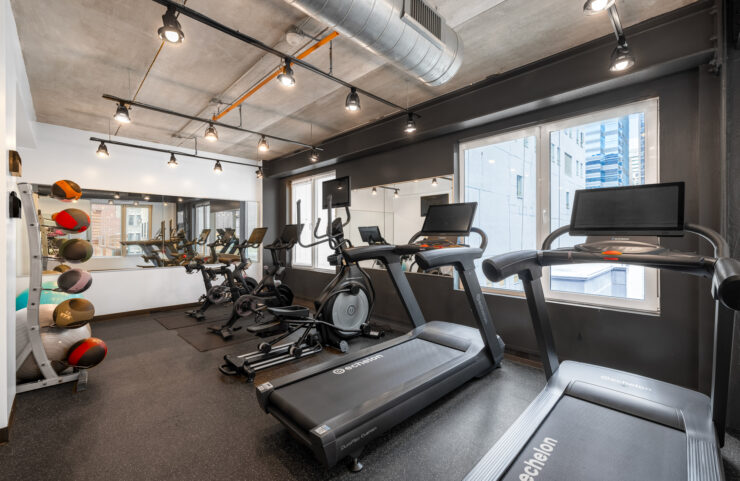 Fitness Center with Peloton Bike