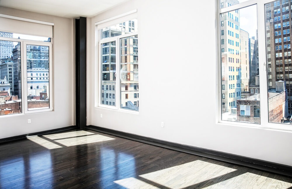 vacant open concept apartments