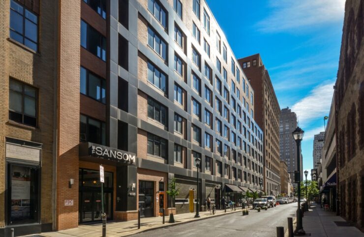 the sansom apartments in center city philadelphia