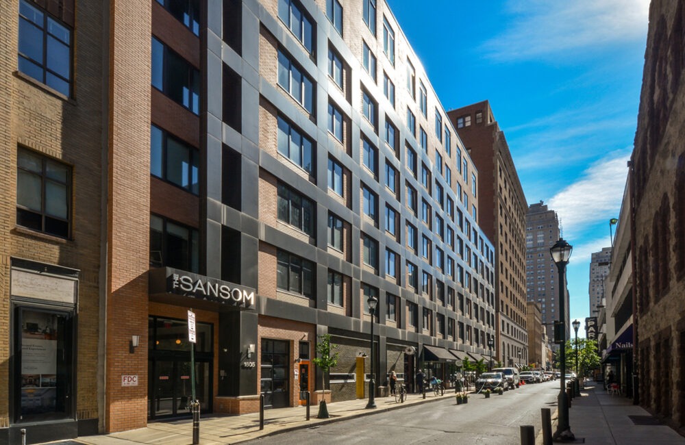 the sansom apartments in center city philadelphia