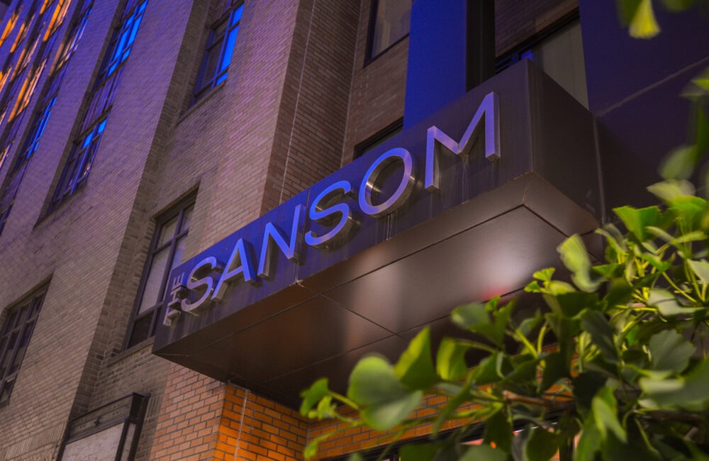 the sansom apartments exterior