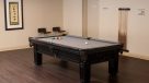 shoot pool in the resident lounge