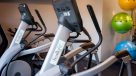 virtual active ellipticals and treadmills in fitness center 