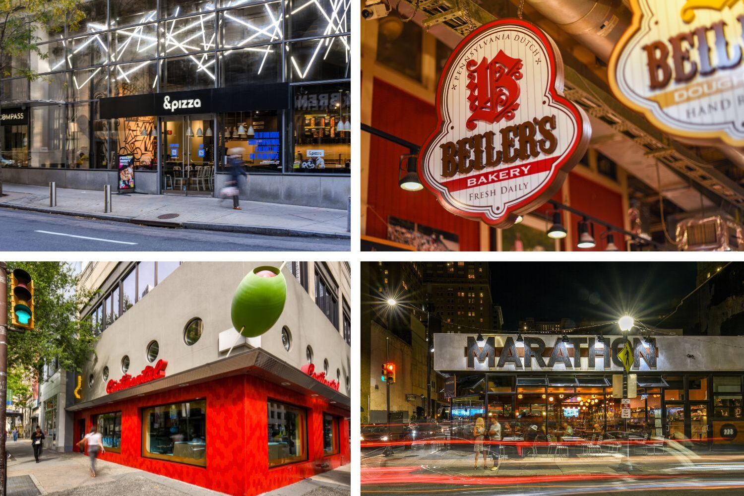 restaurants in center city