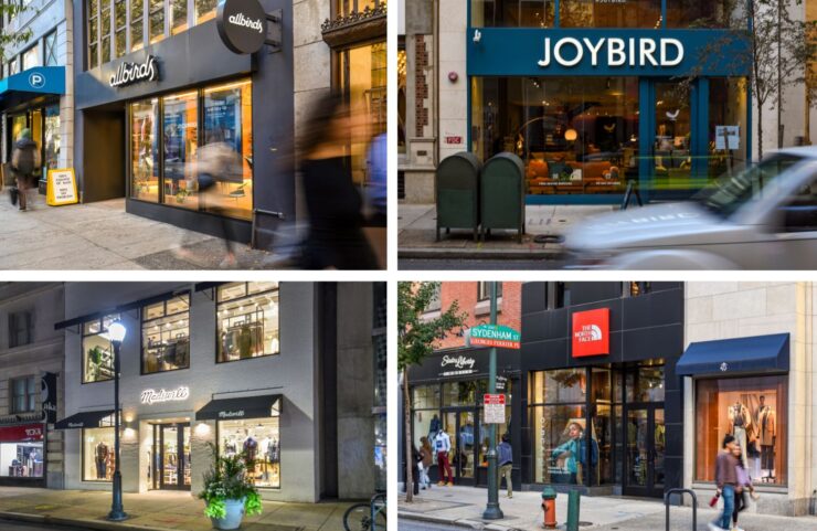 retailers in center city