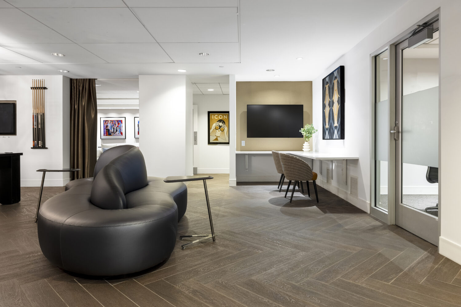 club level seating area