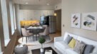 open floorplan; living, dining and kitchen