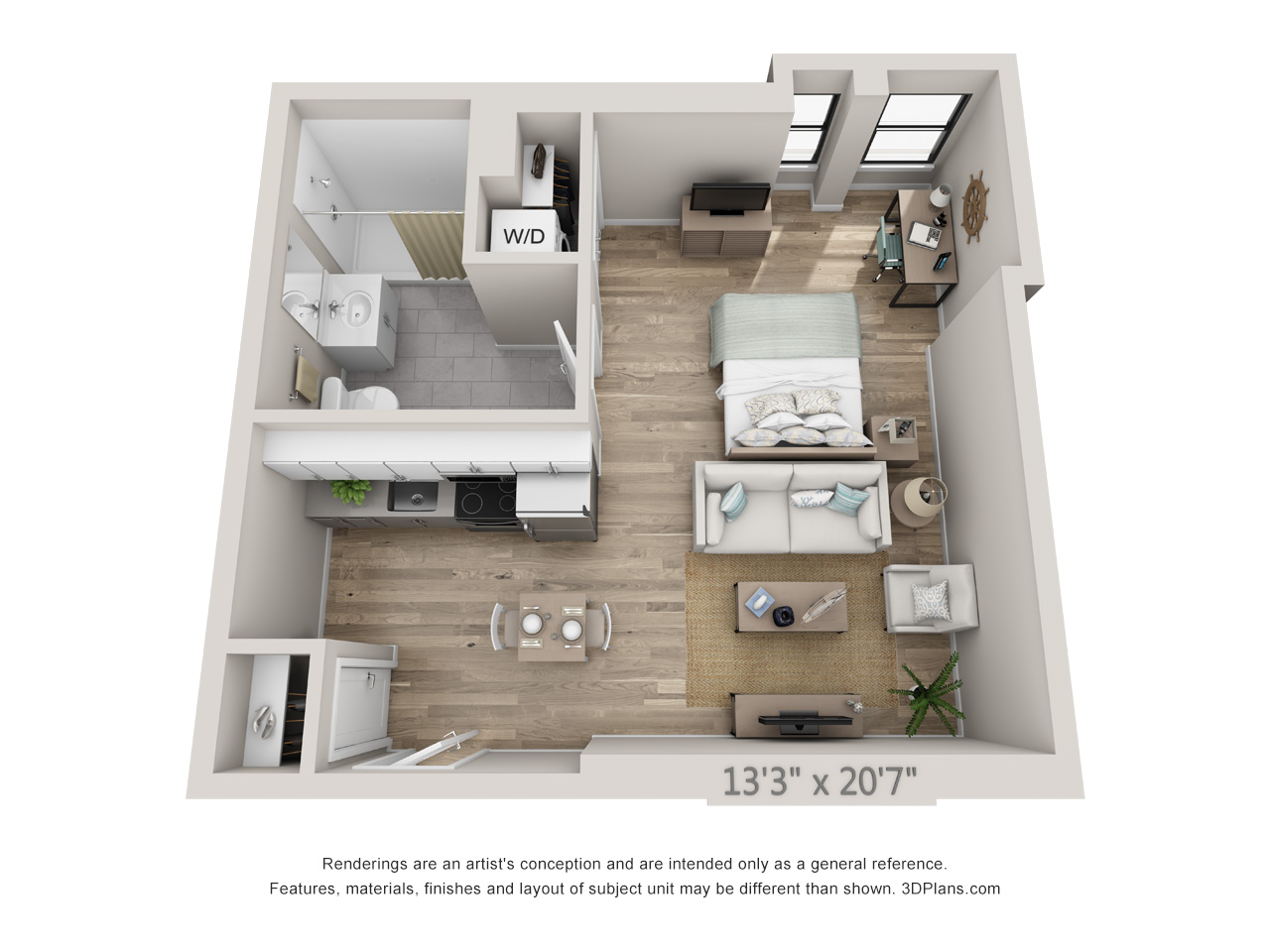 Center City Studio Apartment