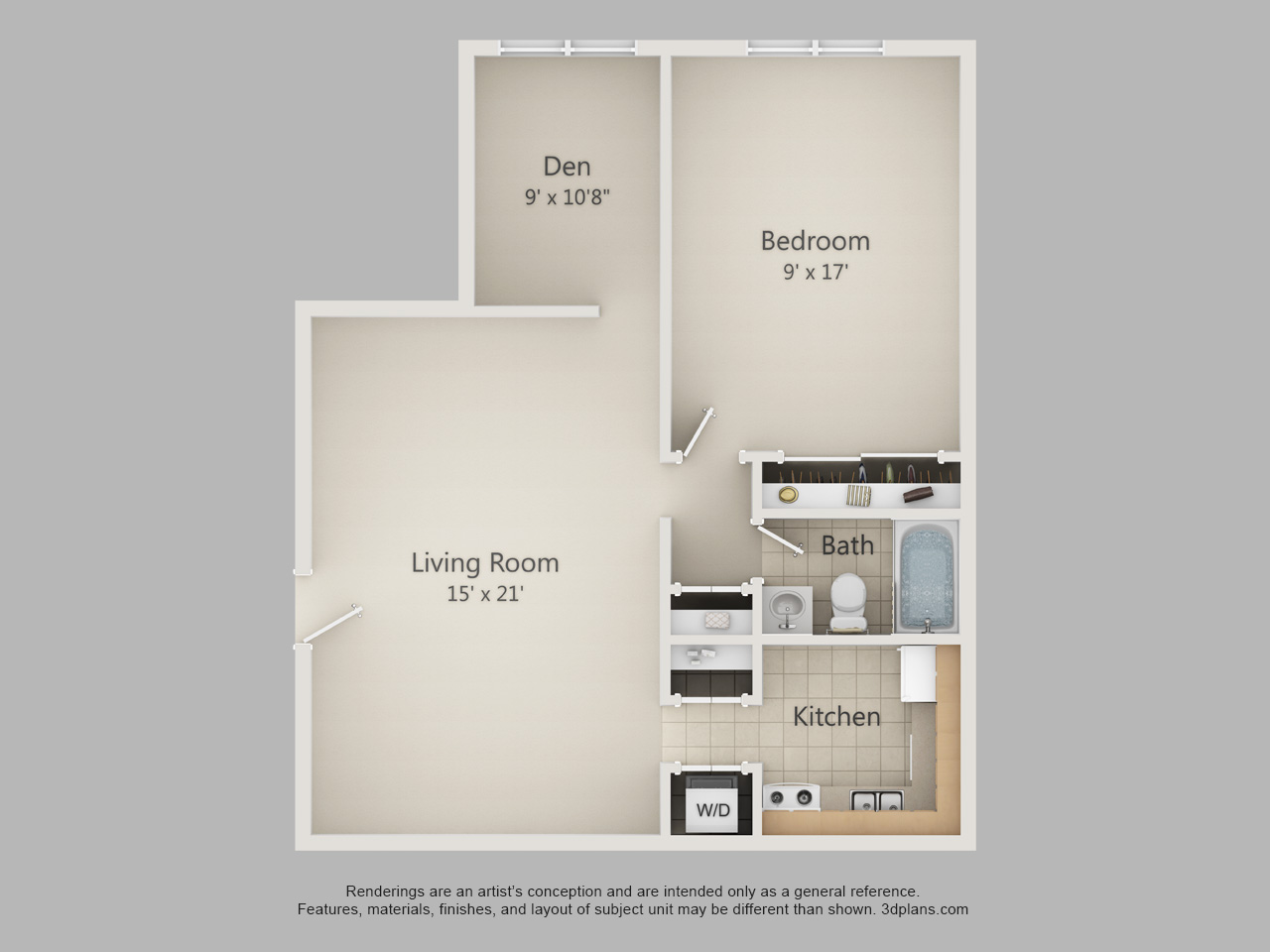 1 Bedroom apartments in Allentown