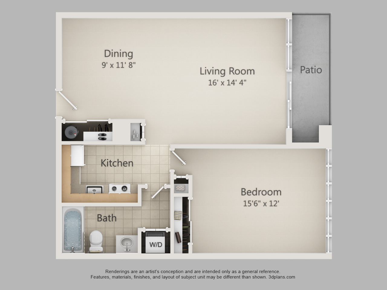 1 bedroom apartments in Allentown