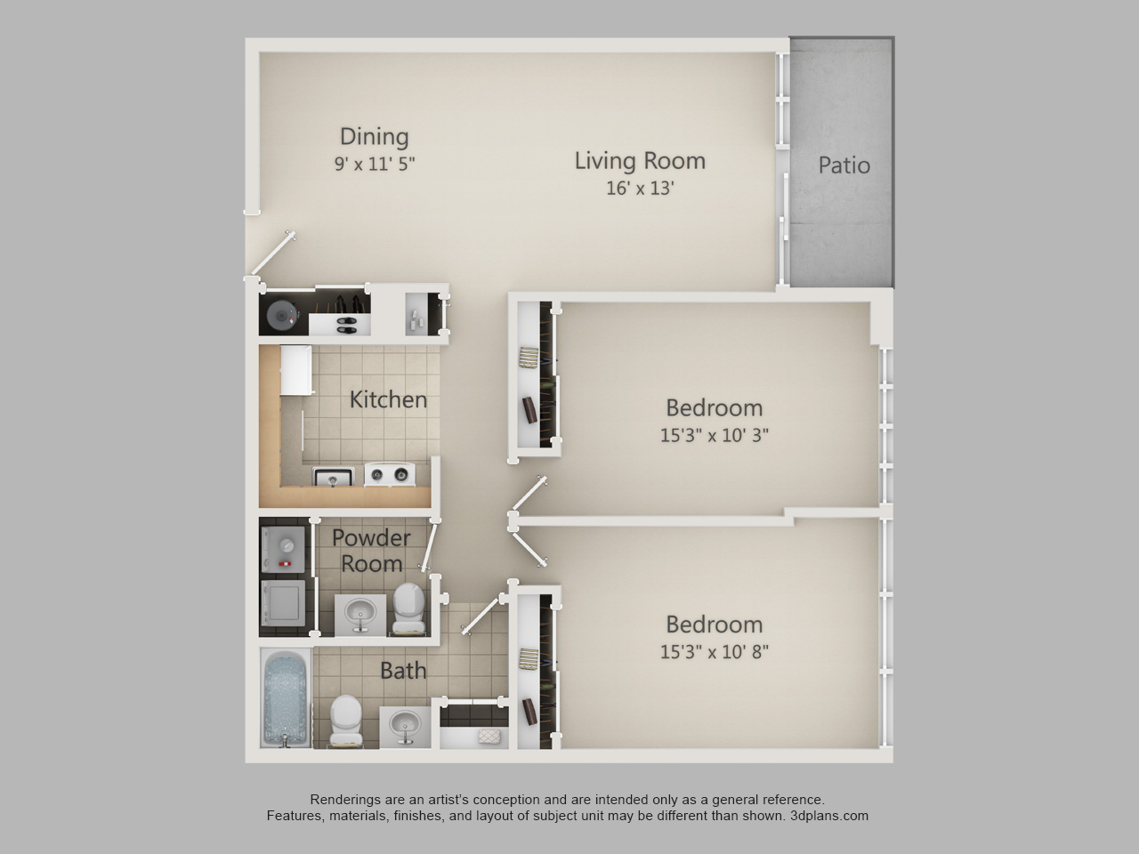 multiple floorplan options