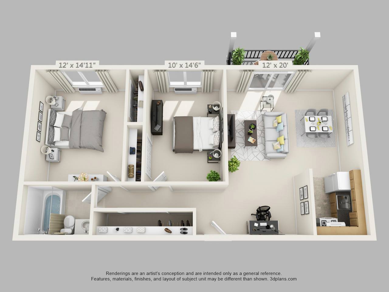 2 bedroom apartment in norristown