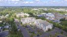 aerial shot of dekalb and surrounding norristown, pa