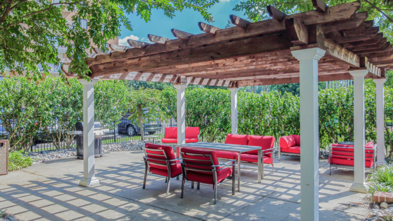 Gas Grill & Pergola Area Plus BBQ Picnic Area