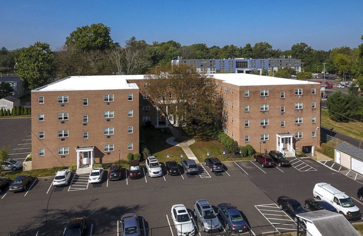 aerial view of one building at Fair Oaks