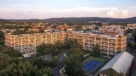 Back Aerial View of Bridgeview at dusk