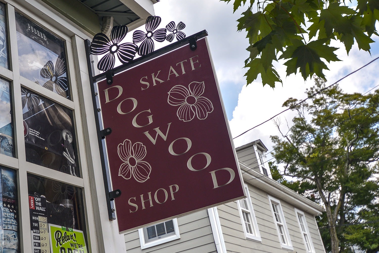 nearby dogwood skate shop signage 