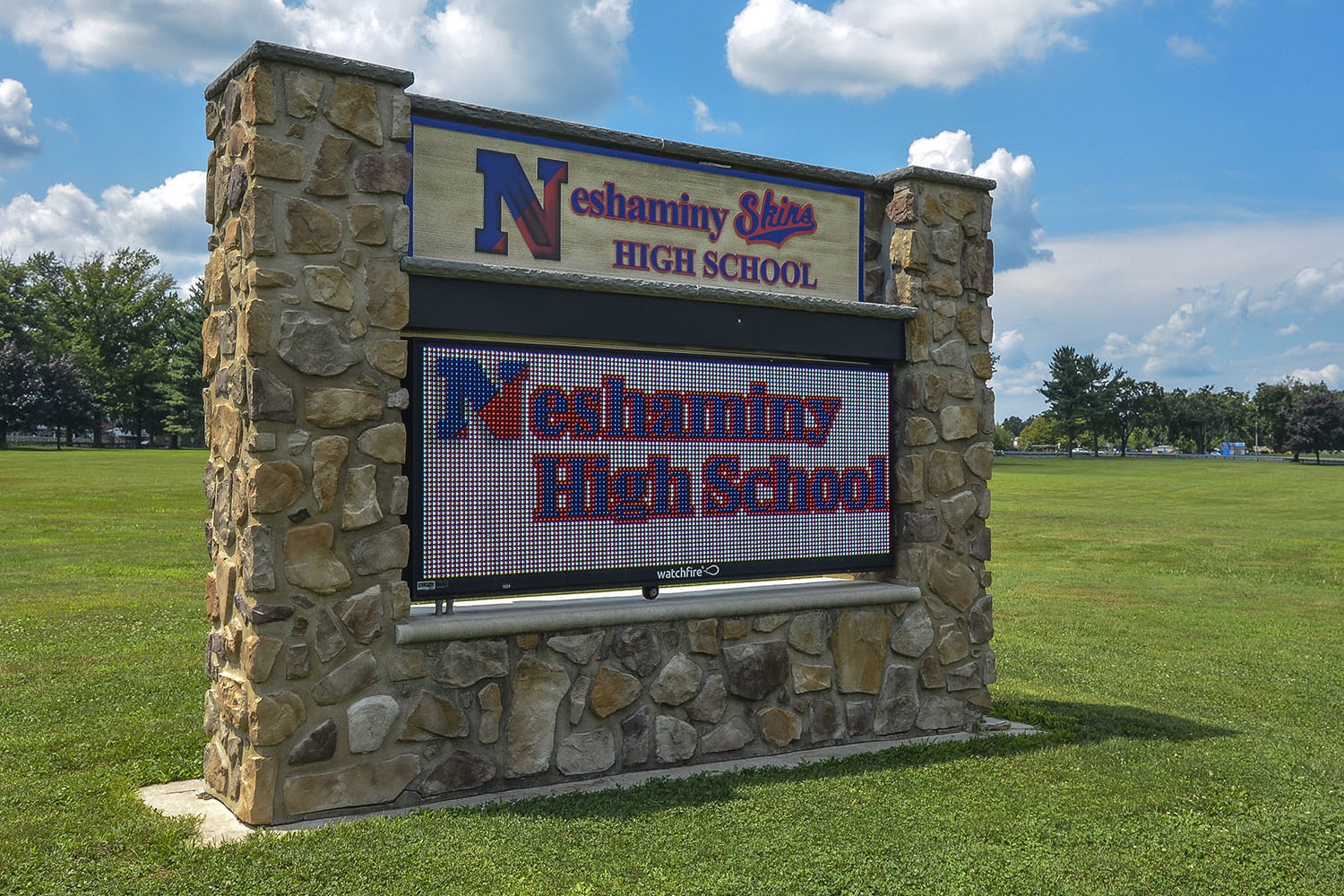 Neshaminy High School sign 