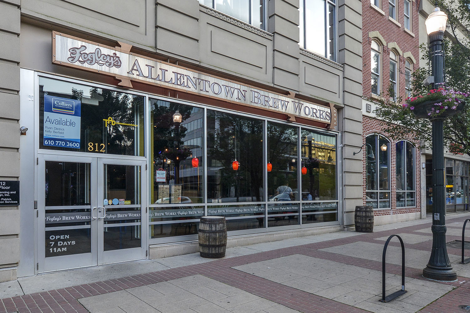 Entrance to nearby Fogley's Allentown Brew Works