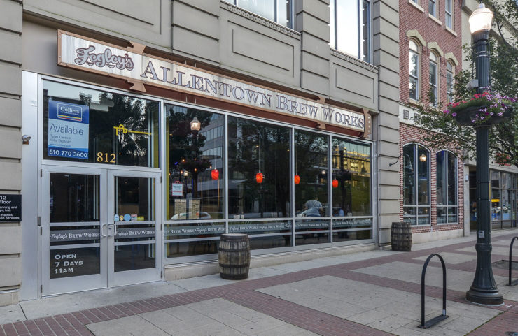 Entrance to nearby Fogley's Allentown Brew Works 