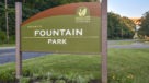 Nearby: signage of Fountain Park 