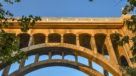 underneath shot of the 8th street bridge