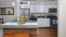 open kitchen and living room concept 