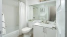 bathroom with white vanity