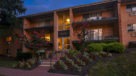entrance to homes at night