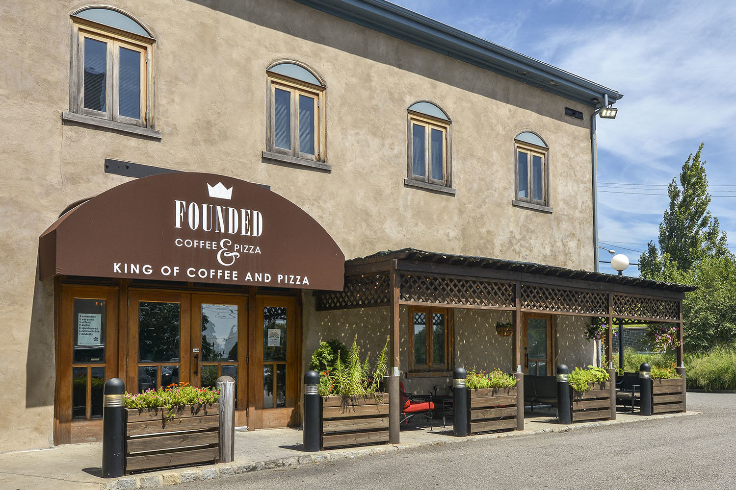 Nearby: Founded Coffee & Pizza