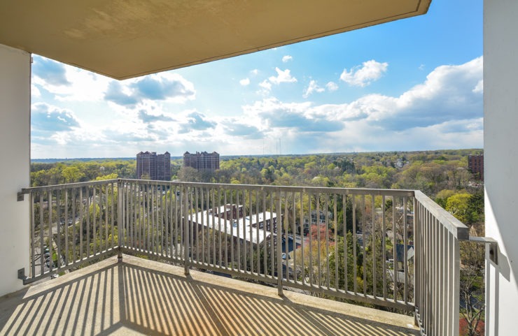 Penthouse view from the balcony 