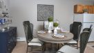 dining room with room for a table and buffet 