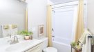 Bathroom with Plank flooring