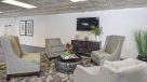 ample seating in the resident lounge