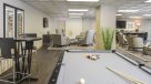 Play pool with friends in the resident lounge