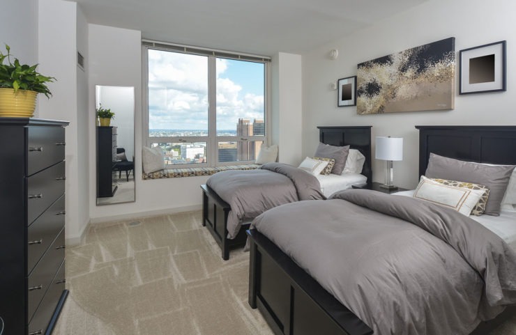 carpeted bedroom 