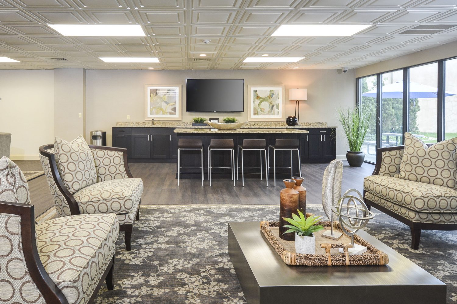 host an event in the resident lounge