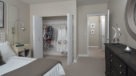 bedroom with large closet