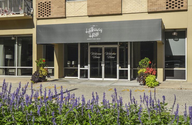 main entrance to hathaway house