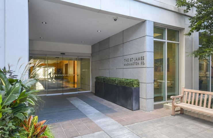entrance to the lobby
