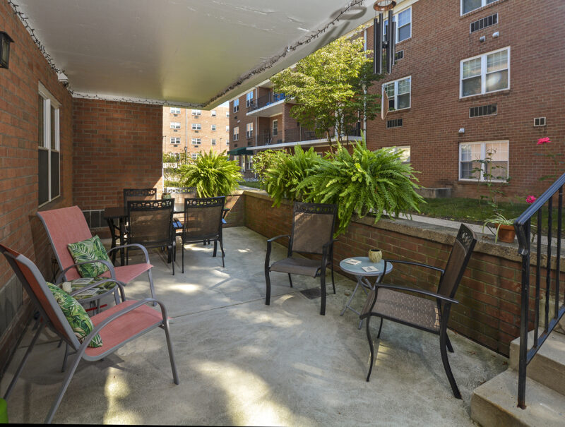 Balcony in 2 Bedroom / 2 Bath and 3 Bedroom Apartments