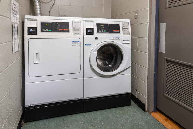 On site laundry facilities