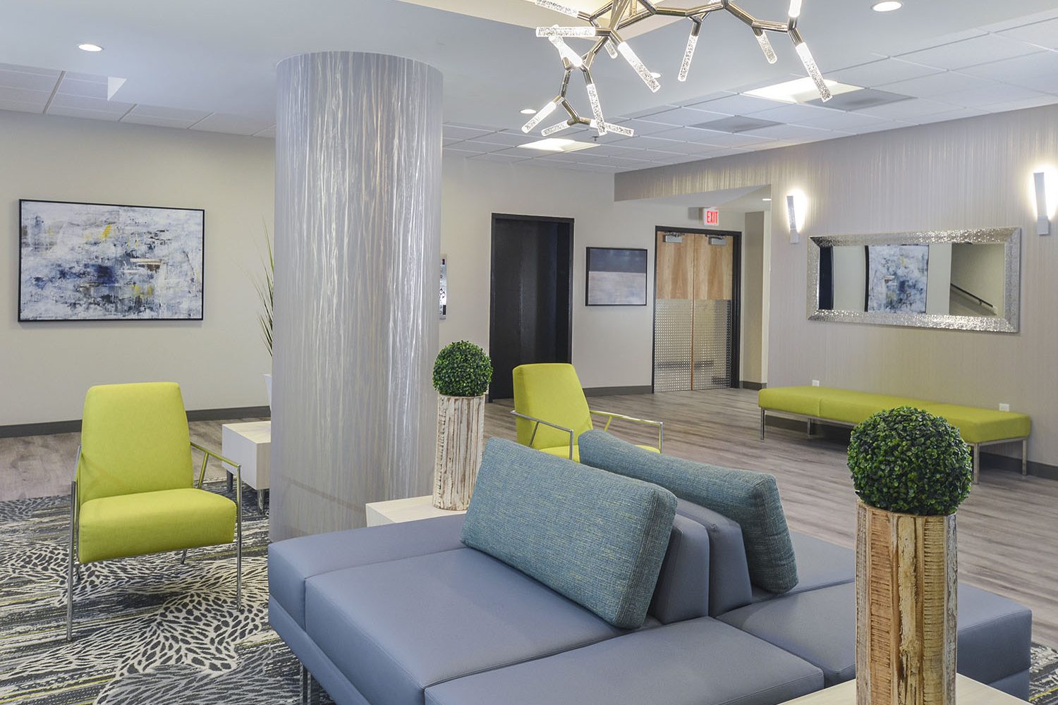 lobby with an array of seating 