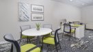Leasing office with round table 