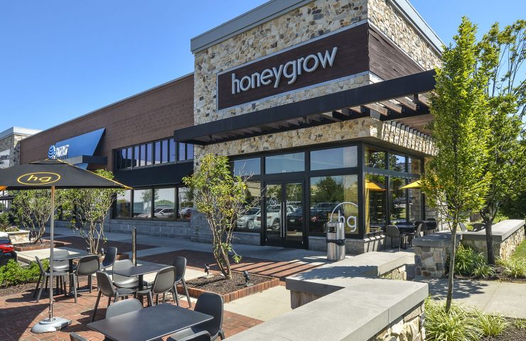 Nearby: Honeygrow with outdoor seating 