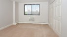 large bedroom with wall to wall carpet 