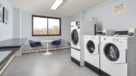 laundry room with seating 